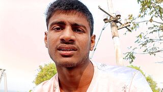 nineteen.34 minit vid ditel dark-hued man stellar dame