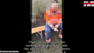 Hetero Lush Construction Employee I Faced in the Park Comes Over for His First-ever Nosey Practice