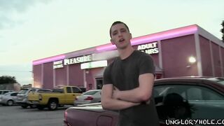 GAYWIRE - Mystery Fellatio Prank At Porno Supermarket Leaves Internet Flirt Dazed And The Squad Chortling