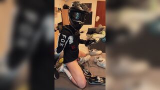 I enjoy drilling my sneakers