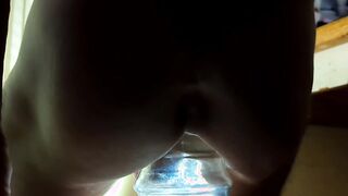 Christmass Candy Jar Clear Gape For The HO-HO-WHORE