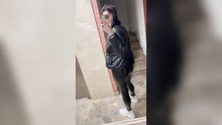 Waiting to inhale a big black cock