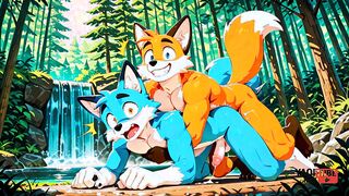 Hairy Yaoi - Fox fuck-a-thon in woods Picture Bevy