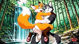 Hairy Yaoi - Fox fuck-a-thon in woods Picture Bevy