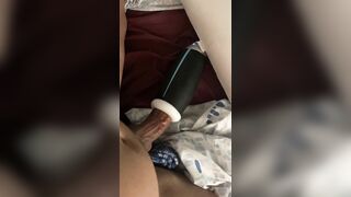 Im tugging with my fresh fucktoy, imagining its you... what a uber-sexy sensing in my lollipop!