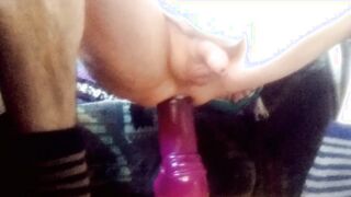 Ample 12Inch Fucktoy To The Nut