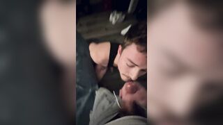 Kyle makes Kaleb gulp a phat geyser