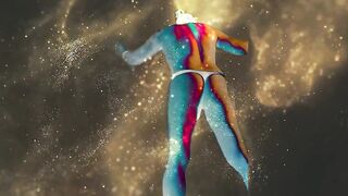 Jaw-dropping solo masculine dancer - very first dance