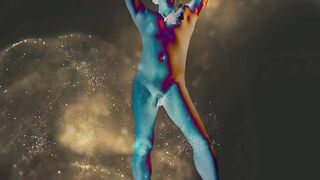 Jaw-dropping solo masculine dancer - very first dance