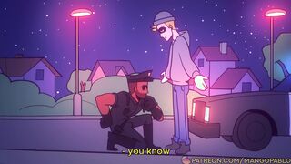 Chastity thief got caught and boinked rock hard by a BIG BLACK COCK cop Purity Thief two