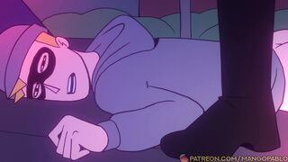 Chastity thief got caught and boinked rock hard by a BIG BLACK COCK cop Purity Thief two