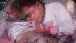 Japanese hubbies duo ravage outdoors by the campfire