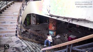 Japanese jocks gulp pee and drill, Tyler Wu predominated and used