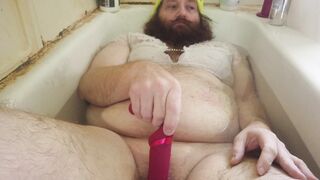 ABDL Sissy Edges Meatpipe in the bathtub bathtub POINT OF VIEW HD Femboy Attempts so firm not to jizz, senses so superb when I release and release a meaty stream Lengthy Vid Part five