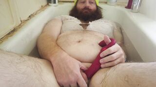 ABDL Sissy Edges Wood in the tub bathtub POINT OF VIEW HD Femboy Attempts so firm not to jizz, senses so supreme when I lash out and whip out a meaty flow Lengthy Vid Part four