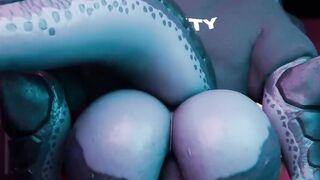 Force Bottom Gator Predominates Hairy man. Artist: ChoPanther