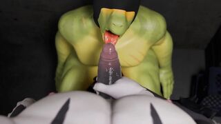 Public Alleyway Throatfuck