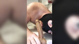 I could be gargling your man sausage right now and guzzling your jism