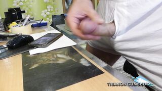 Trianon jizz shot #461. НОВОГОДНЯЯ ДРОЧЬ В БЕЛЫХ СЕМЕЙКАХ!