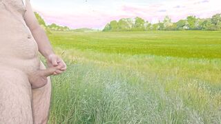 Milking off public in the middle of whip realm. 4K Iamhornybobo