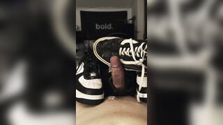 Scorching money-shot just thru the trucks