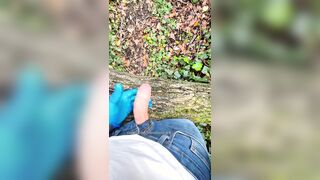 Outdoor Denim Peeing, homosexual beauties in the morning naughty