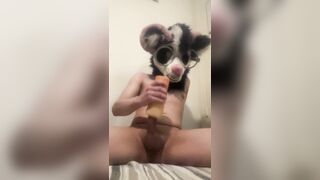 Using plaything and spunking everywhere