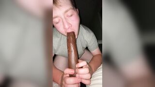 Vincent Guardino Railing and Deep-throating BIG BLACK COCK