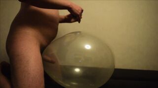 Clear Balloon banging