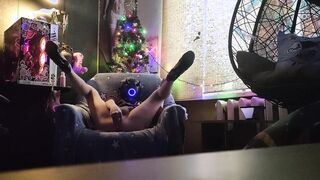 Fresh Yrs festivity proceeds with fake penis in my rump