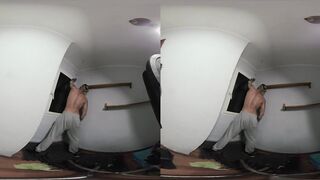 Gig 27 VR Teaser – Rigid Work Makes Me Nasty - Painter gets mischievous , jacks and jism for you - Utter on my OF