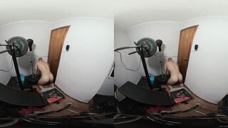 Gig 27 VR Teaser – Rigid Work Makes Me Nasty - Painter gets mischievous , jacks and jism for you - Utter on my OF