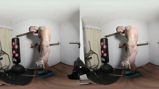 Gig 27 VR Teaser – Rigid Work Makes Me Nasty - Painter gets mischievous , jacks and jism for you - Utter on my OF