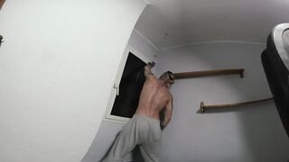 Gig 27 Teaser – Rock-hard Work Makes Me Mischievous - Painter gets ultra-kinky , strokes and jizm for you - Utter on my OF