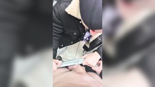 deep throat in public after video