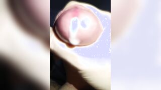 POINT OF VIEW: COUNTDOWN to jism geyser right in your face! Lots of mancum on my fur covered belly!