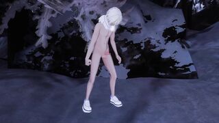 Anime porn men liking exhibitionism outdoors in the cold English subtitles