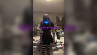 When the mask slides and all thats left is a cracked pet~