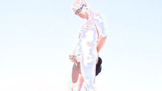 Bare Desert Climb and Urinate