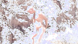 JO in the Desert with jizm