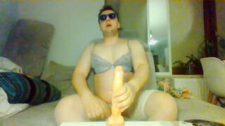 Fresh Meaty Bum likes to inhale fuck stick wh