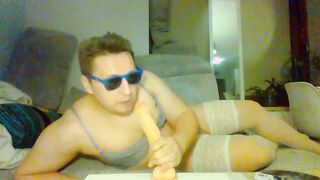 Fresh Meaty Bum likes to inhale fuck stick wh