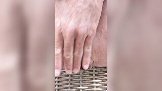 Just wet cascading muff frigging