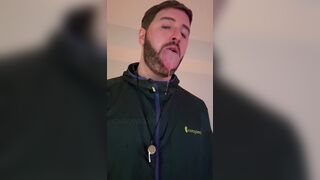 Your POINT OF VIEW when your coach has a large slobbery tongue and wants to coach you one-on-one.