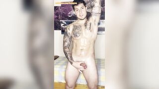 My GINORMOUS SALAMI Pops Oily And No Forearms!