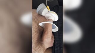 Electrical tit pump draining my fuckpole