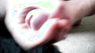 Rock hard lad shooting a huge flow  THICK JIZZ FLOW