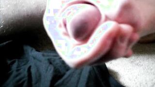 Rock hard lad shooting a huge flow  THICK JIZZ FLOW