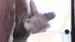 Fapping my soapy cherry chisel until I jizz