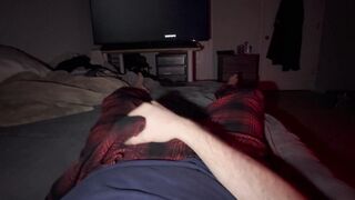 Solo masculine draining meaty schlong and sloppy conversing *noisy screaming and muddy jizz shot*